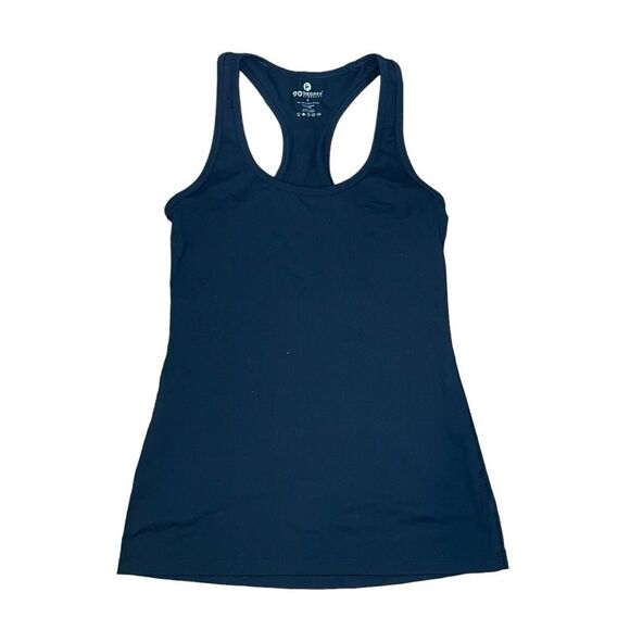90 Degree By Reflex Power Flex Racerback Tank Top Black Sleeveless Athletic S - Picture 1 of 6